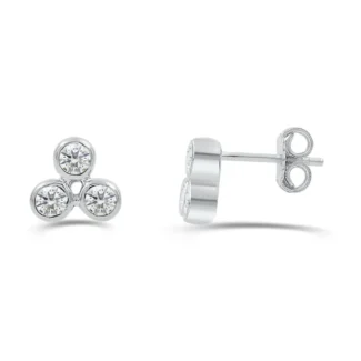 Love Spell Lab-grown Diamonds Studs - 0.10 Ct. T.w. in Sterling Silver