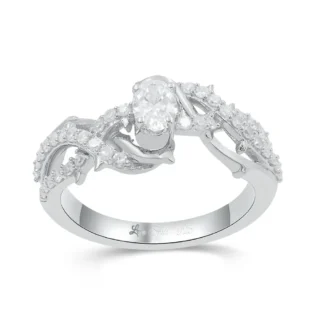 Love Spell Lab-grown Diamonds Infinity Ring - 0.75 Ct. T.w. in Sterling Silver